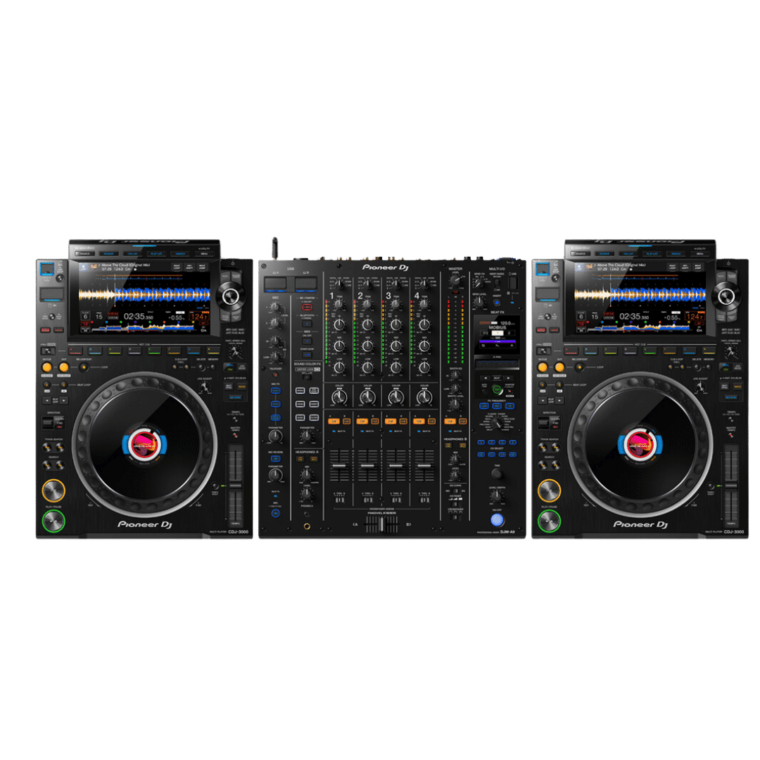 2x CDJ 3000 + A9 mixer - Event Gear