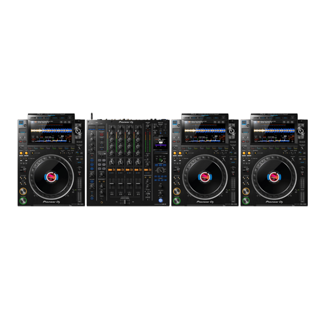 3x CDJ 3000+ a9 mixer