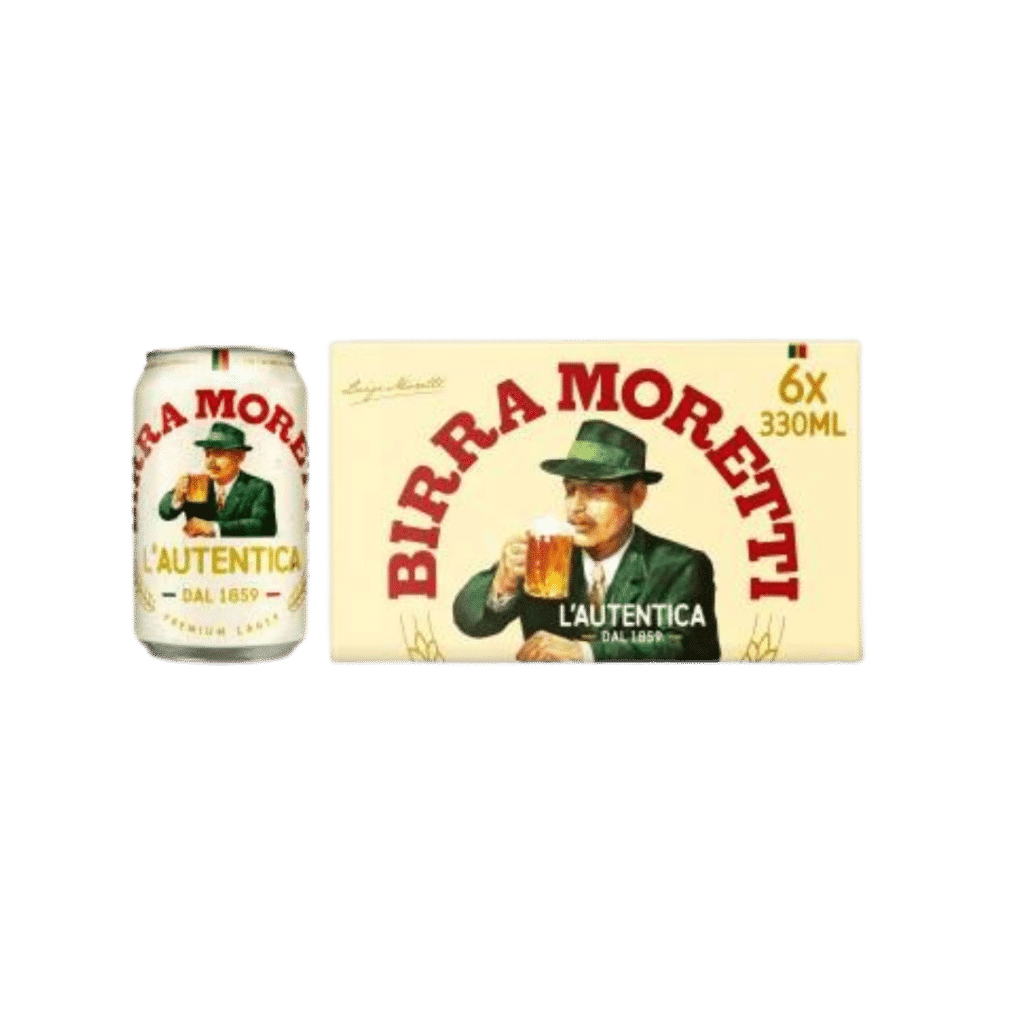 Bier Bira Moretti sixpack
