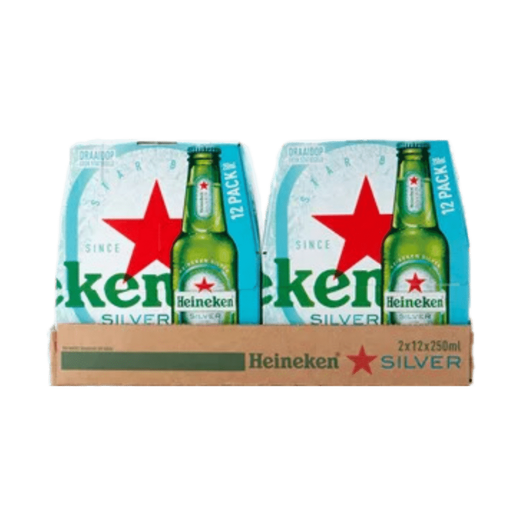 Heineken silver 2 x 12 pack draaidop