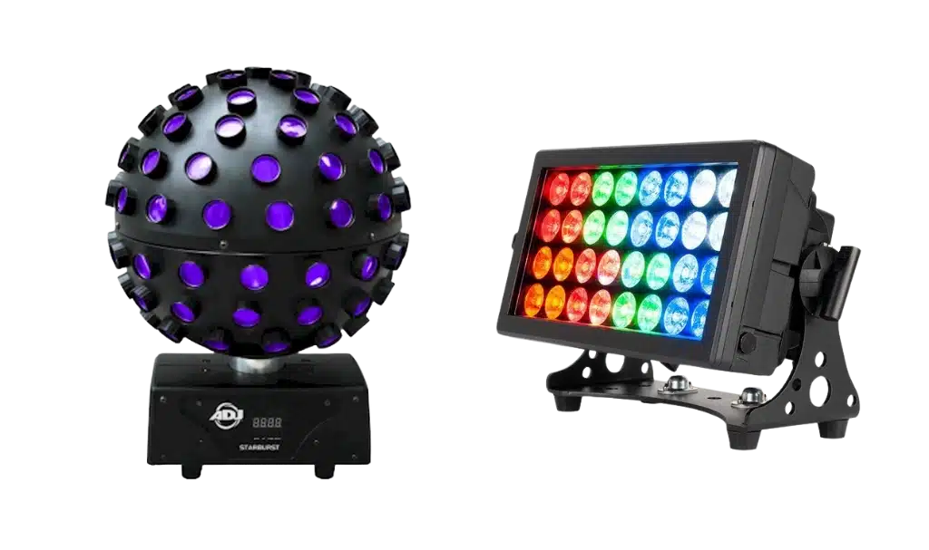 Feestverlichting LED verlichting en starburst lamp