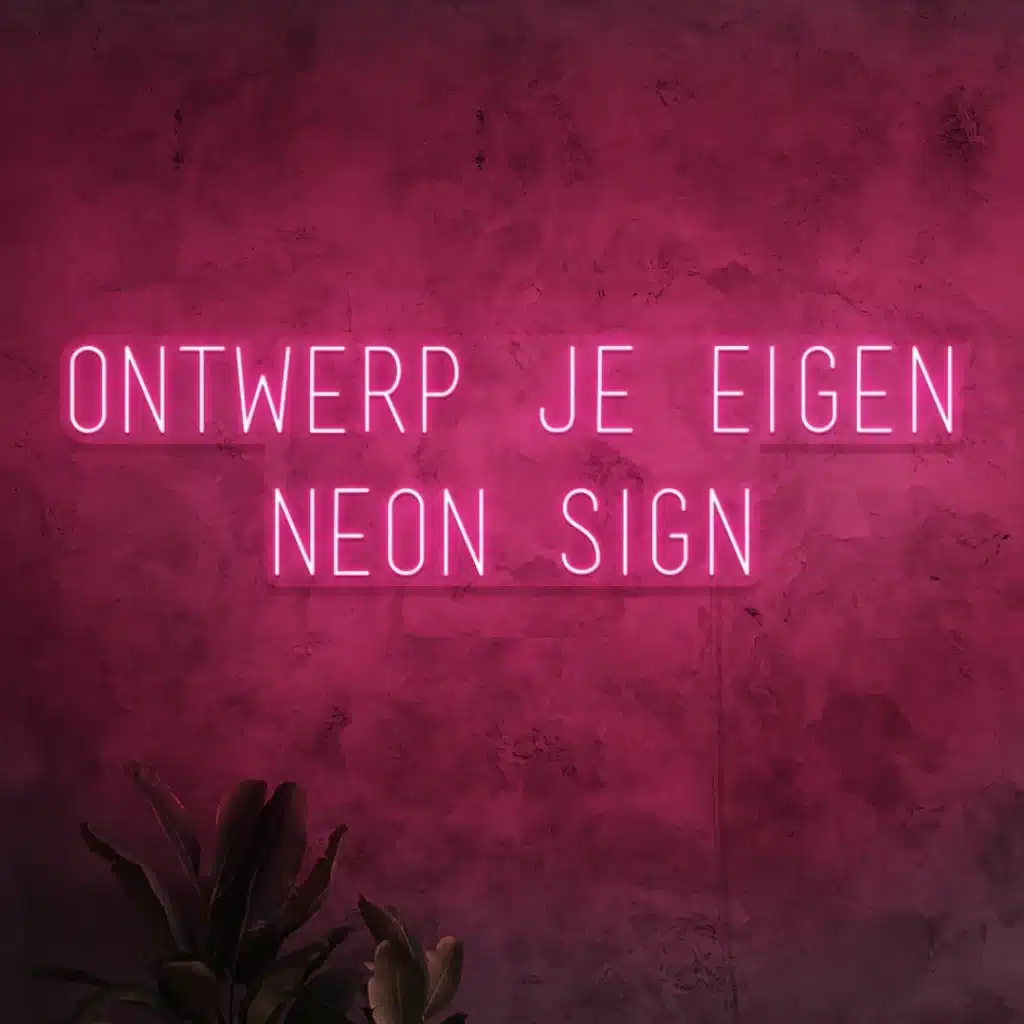 Neon letters huren ontwerp je eigen neon sign