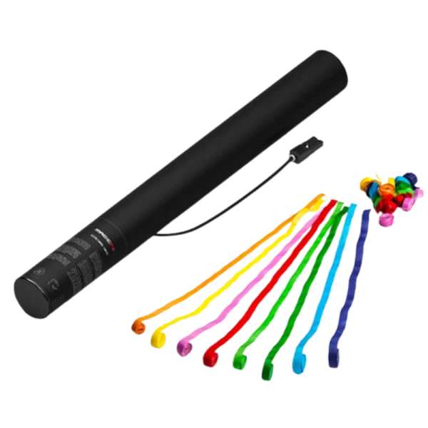 Confetti streamer mix elektrische koker bio 50 cm