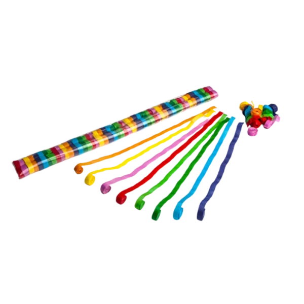Confetti streamers mix los