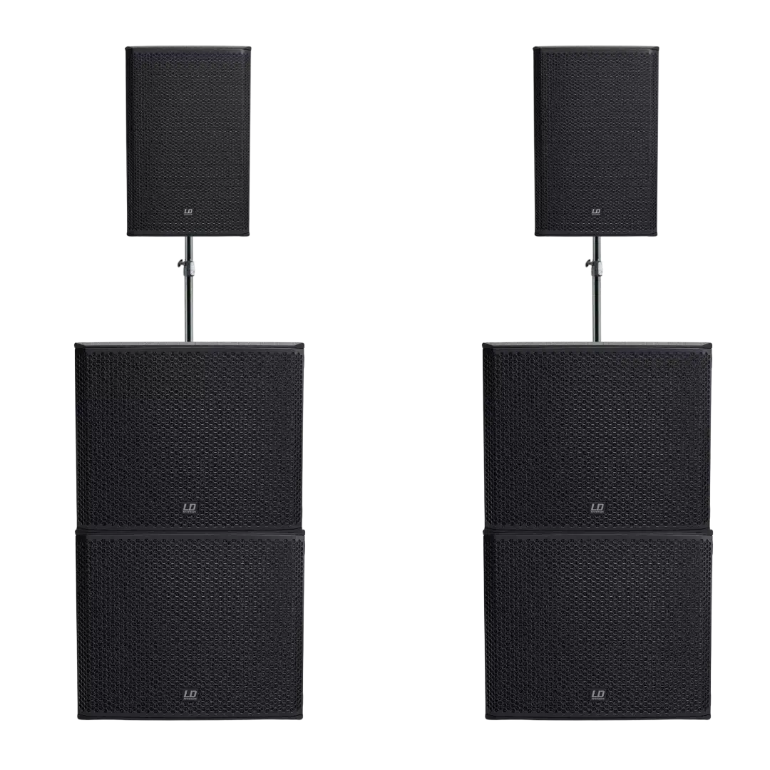 Speaker set semi pro 300 pers.