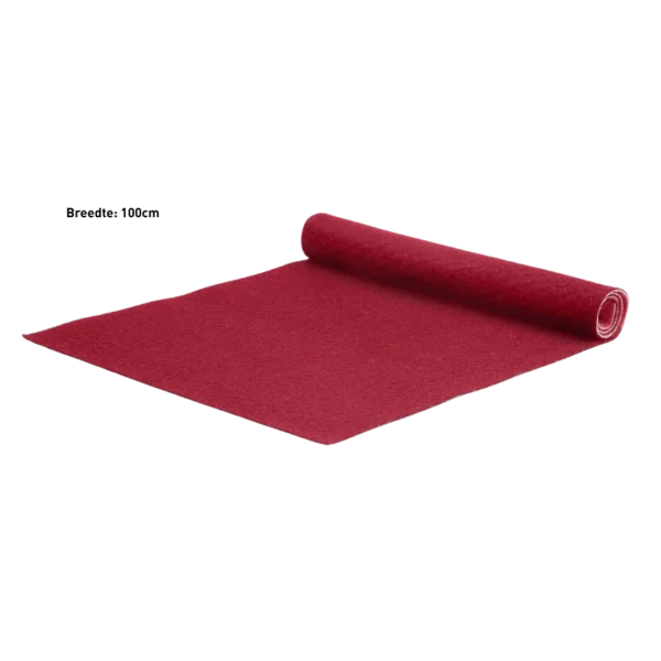 Bordeauxrode loper (100cm) | Levering door heel NL